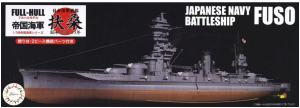 Fujimi 452111 Full-Hull IJN Series Japanese Navy Battleship Fuso (1935/1938) w/2 Pieces Type 25mm Gun 1/700