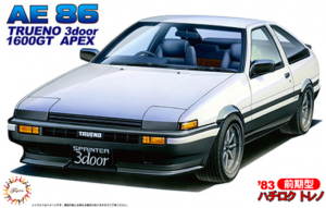 Fujimi 046426 ID-52 AE 86 TRUENO 3door 1600GT APEX 1/24