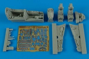 Aires 7272 F-4E Phantom II cockpit set 1/72 HASEGAWA