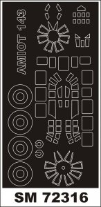 Montex SM72316 AMIOT 143 HELLER 1:72