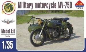 AIM Fan Modell 35003 MV-750 Soviet Motorcycle with Sidecar 1/35