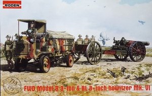 Roden 713 FWD Model B 3-ton & BL 8-inch howitzer Mk. VI (1:72)