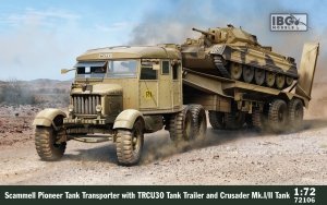 IBG 72106 Scammell Tank Transporter with TRCU30 Trailer and Crusader Mk.I/II (2in1) 1/72