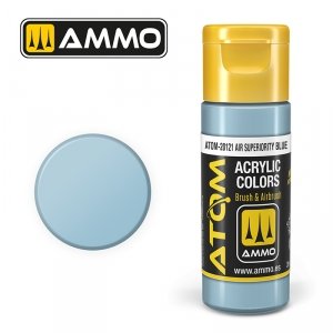 AMMO of Mig Jimenez 20121 ATOM COLOR Air Superiority Blue 20ml
