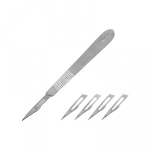 Modelcraft PKN1214-3-11 Scalpel Set Stainless Steel