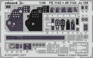 Eduard FE1143 Ju 188 for REVELL 1/48
