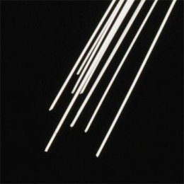 Plastruct 90710 Pręt 0,3mm x 0,5mm - 250mm (Styrene White) / 10 szt.