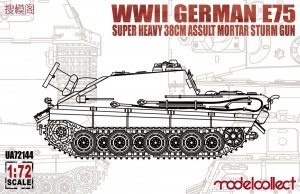 Modelcollect UA72144 WWII German E-75 super heavy 38cm assult mortar sturm gun (1:72)