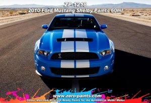 Zero Paints ZP-1218BLACK 2010 Ford Mustang Shelby Black UA 60ml