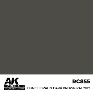 AK Interactive RC855 Dunkelbraun-Dark Brown RAL 7017 17 ml