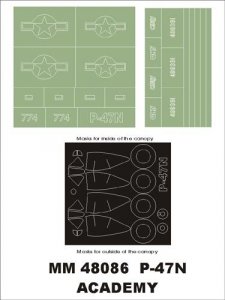 Montex MM48086 P-47N ACADEMY