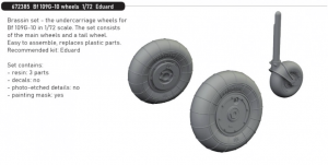 Eduard 672385 Bf 109G-10 wheels EDUARD 1/72