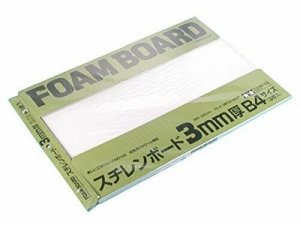 Tamiya 70138 Foam Board 3mm Set 257 x 364mm 3psc