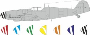 Eduard LX012 Bf 109G-5/6 spinner spirals Paint Mask Set for AIRFIX 1/24