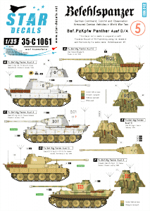 Star Decals 35-C1061 Befehlspanzer # 5 1/35