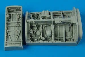 Aires 4384 Mitsubischi F-2A/B wheel bays 1/48 Hasegawa