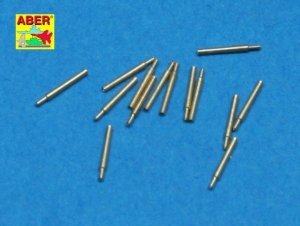 Aber 1:700L-29 Set of 14 pcs 152mm (6in) L50 Vickers Mk.M type 41 barrels for Kongo, Haruna, Hiei, Kirishima, Fuso, Yamashiro 1/700