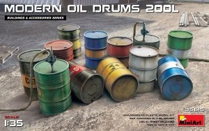 MiniArt 35615 MODERN OIL DRUMS 200L 1/35