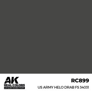 AK Interactive RC899 US Army Helo Drab FS 34031 17 ml