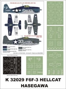 Montex K32029 F6F3 Hellcat 1/32