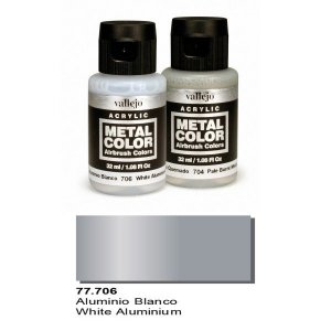 Vallejo 77706 Metal Color- White Aluminium 32ml