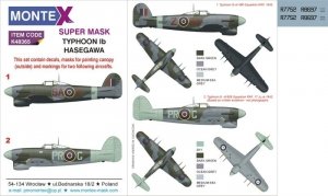 Montex K48365 TYPHOON Ib (CAR DOOR) 1/48