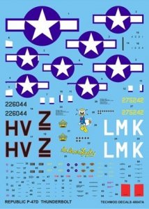 Techmod 48047 - Republic P-47D Thunderbolt (1:48)