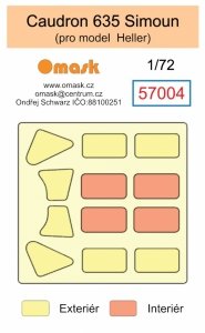 Omask 57004 Caudron 635 Simoun (Heller) 1/72