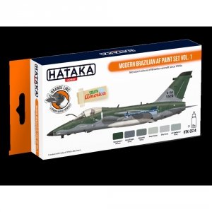 Hataka HTK-CS74 Modern Brazilian AF paint set vol. 1 (6x17ml)
