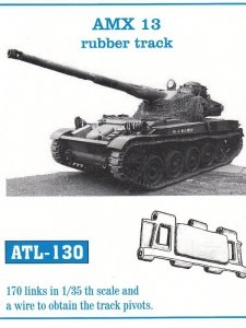 Friulmodel 1:35 ATL-130 AMX 13 rubber track