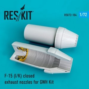 RESKIT RSU72-0104 F-15 I closed exhaust nozzles for Great Wall Hobby 1/72