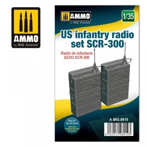 Ammo of Mig 8919 US infantry radio set SCR-300 1/35