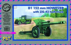 PST 72031 152mm D-1 Howitzer 1/72