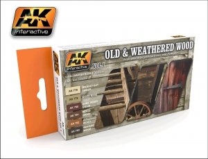 AK Interactive AK562 OLD WEATHERED WOOD VOL.1 
