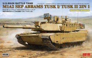 Rye Field Model 5026 M1A2 SEP Abrams TUSK I /TUSK II with full interior 1/35