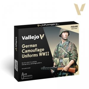 Vallejo 70261 German Camouflage Uniforms WWII 16x18ml