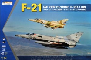 Kinetic K48053 F-21 IAI Kfir CI/USMC F-21A Lion 1/48
