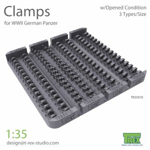 T-Rex Studio TR35010 Clamps for German Panzer Set 1 1/35