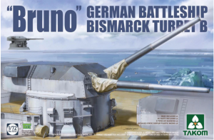 Takom 5012 ‘Bruno’ German Battleship Bismarck Turret B 1/72