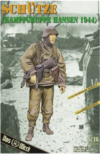 Das Werk DW16015 German Rifleman Schütze (Kampfgruppe Hansen 1944) 1/16
