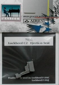 Aires 7136 Lockheed C2 seat for F-104C 1/72 