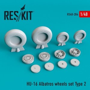 RESKIT RS48-0284 HU-16 ALBATROS WHEELS SET TYPE 2 1/48