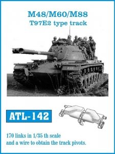 Friulmodel 1:35 ATL-142 M48/M60/M88 T97E2 type track