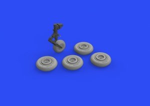 Eduard 672228 MiG-17 wheels 1/72 AIRFIX