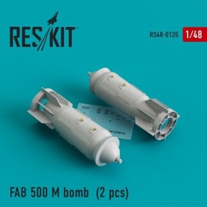 RESKIT RS48-0135 FAB 500 M bomb (2 pcs) 1/48