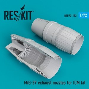 RESKIT RSU72-0192 MIG-29 EXHAUST NOZZLES ICM KIT 1/72