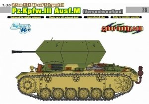 Cyber Hobby 6771 3.7cm FlaK 43 auf Fahrgestell, Pz.Kpfw.III Ausf.M (Versuchsaufbau) (1:35) 