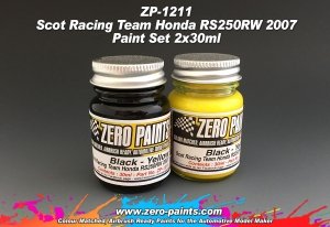Zero Paints ZP-1211 Scot Racing Team Honda RS250RW 2007 Paint Set 2x30ml