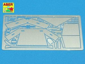 Aber 35A100 Adittional armour for US Tank Destroyer M10 (1:35)