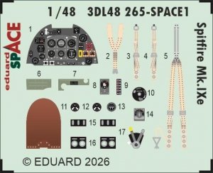 Eduard 3DL48265 Spitfire Mk.IXe SPACE for AIRFIX 1/48